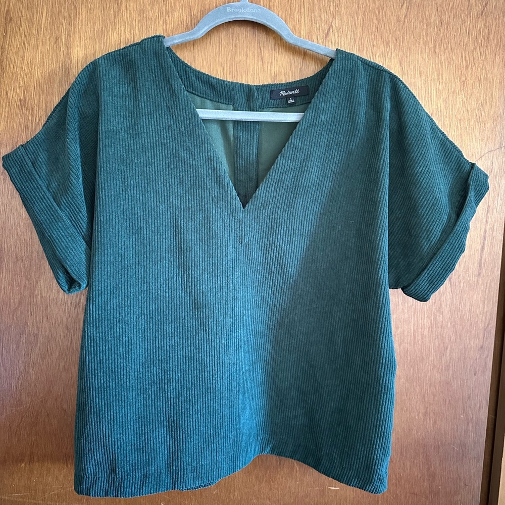 Madewell Green Top - Picture 2 of 5